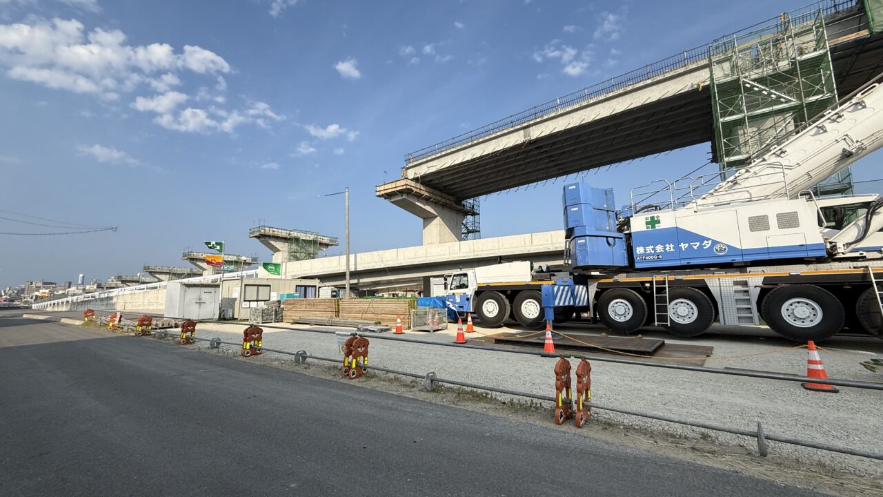 福山沼隈線道路改良工事