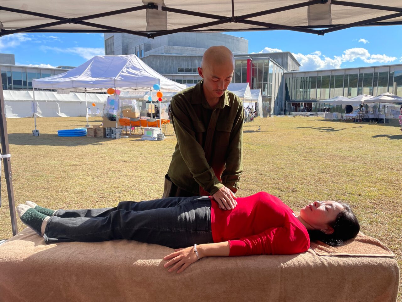 森呼吸チネイザン施術