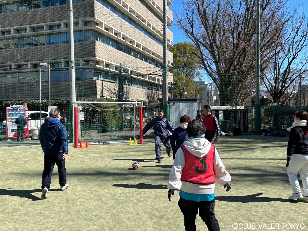 ウォーキングフットボールの参考写真