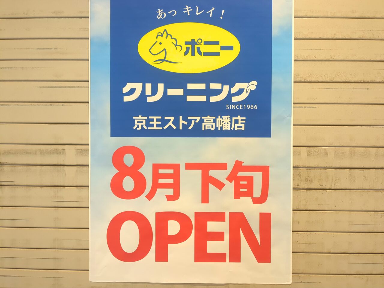 高幡不動　クリーニング　ポニー