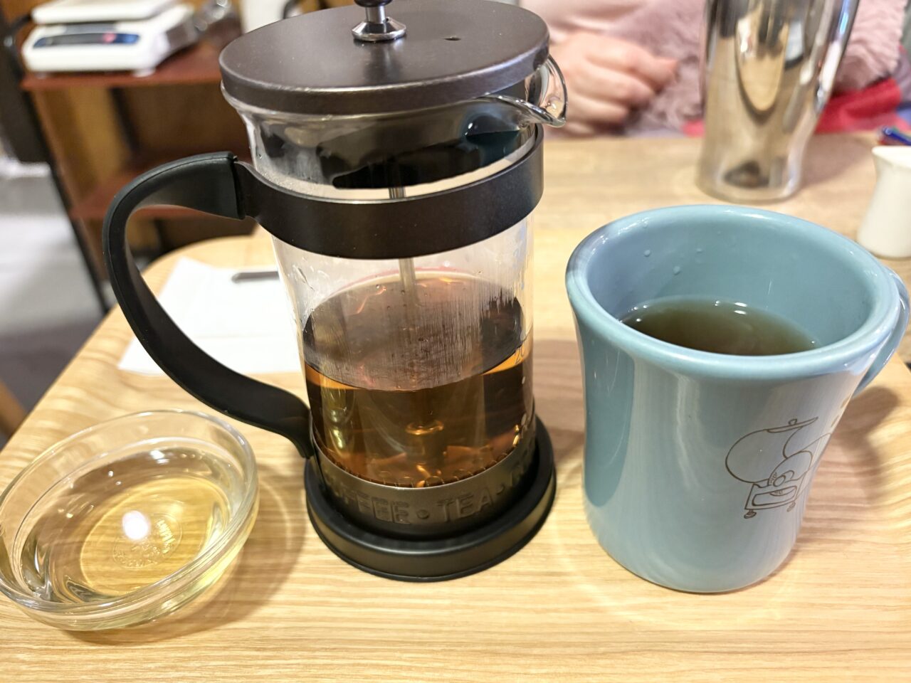中野区本町4丁目にある『珈琲や 新中野店』のコーヒーチェリーティー