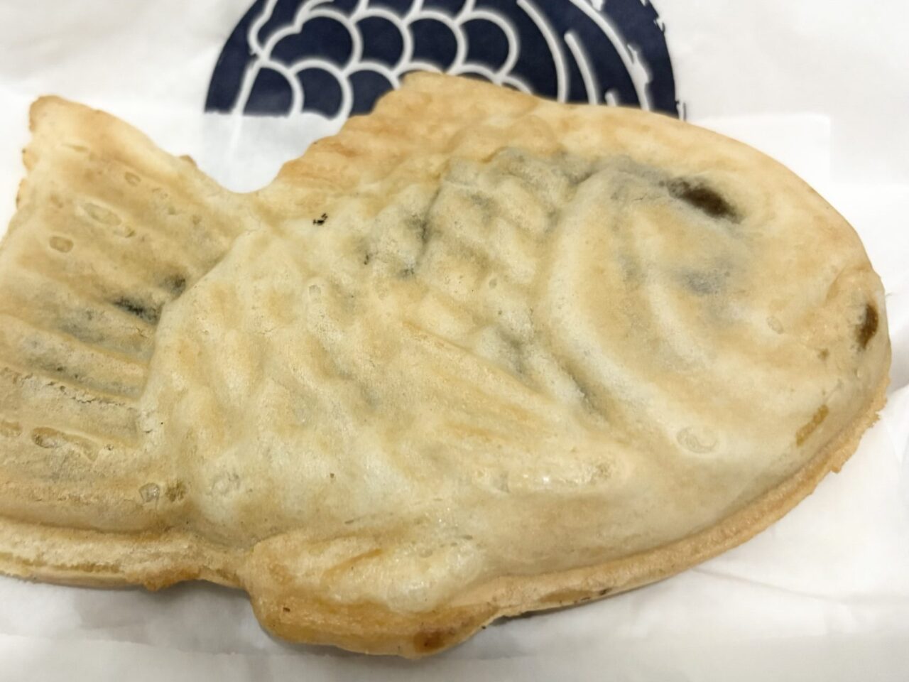 中野にある『鳴門鯛焼き本舗』の抹茶クリーム