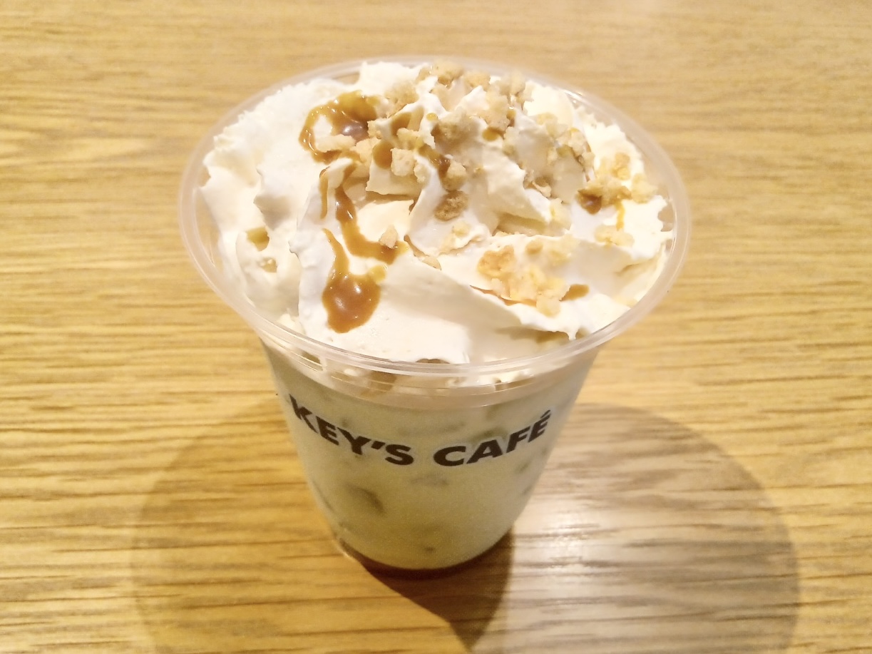 中野にある「トップスキーズカフェ 中野マルイ店」のずんだmilkwhthキャラメル