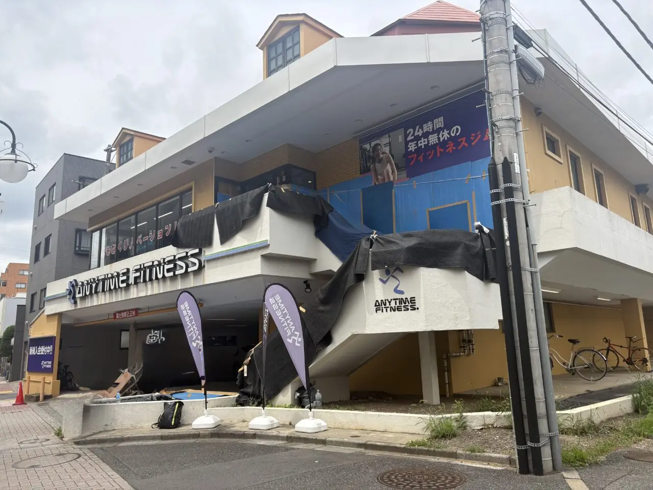 anytimefitness一之江店リニューアル工事中