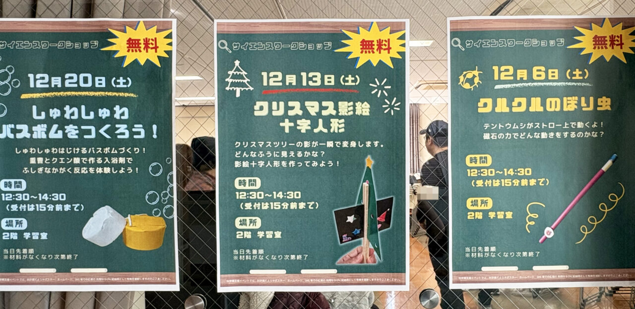 サイエンスプリンの2025年12月ワークショップの内容