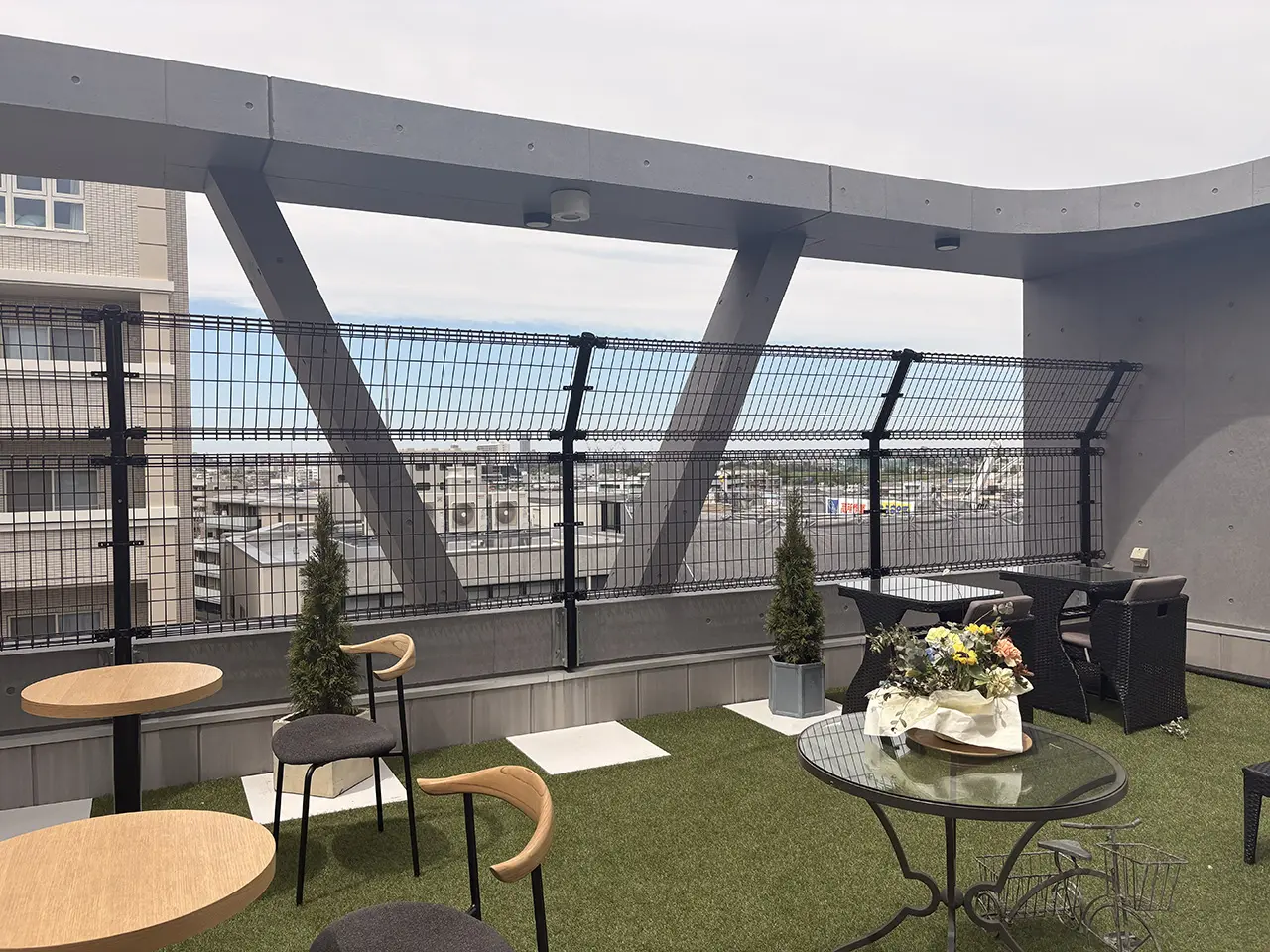 7sky lounge caffeのテラス席