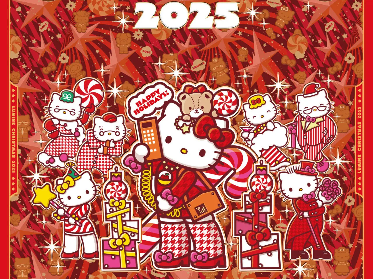 2025ルミネクリスマスハローキティ