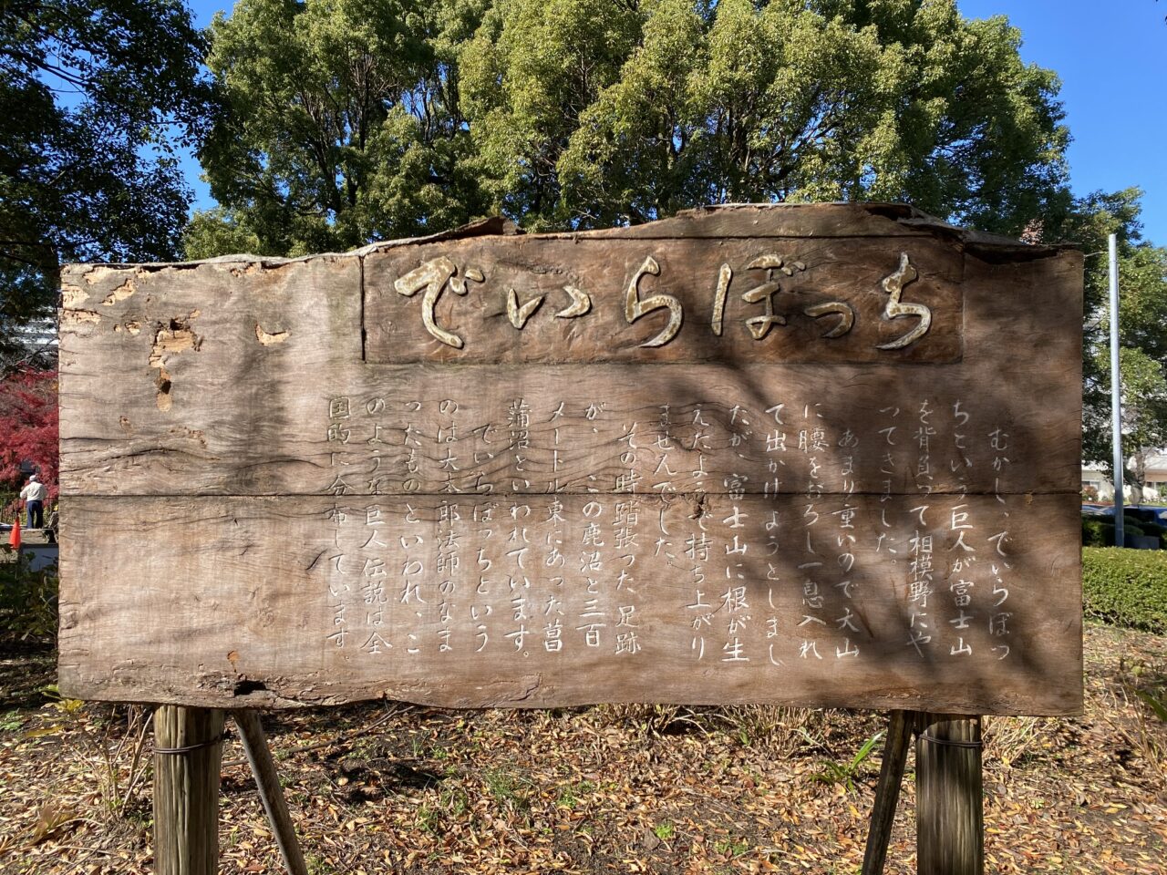 【相模原市中央区】相模原市の「でいらぼっち伝説」をモチーフにした話が人気漫画「都市伝説先輩」に掲載されています！ 鹿沼公園も登場しています