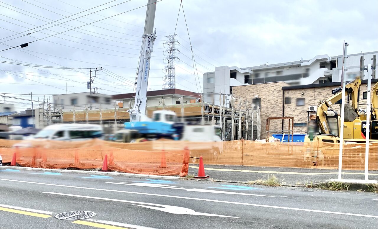 【相模原市中央区】国道16号沿いの鶴見商会の本社があった場所に動きがありました