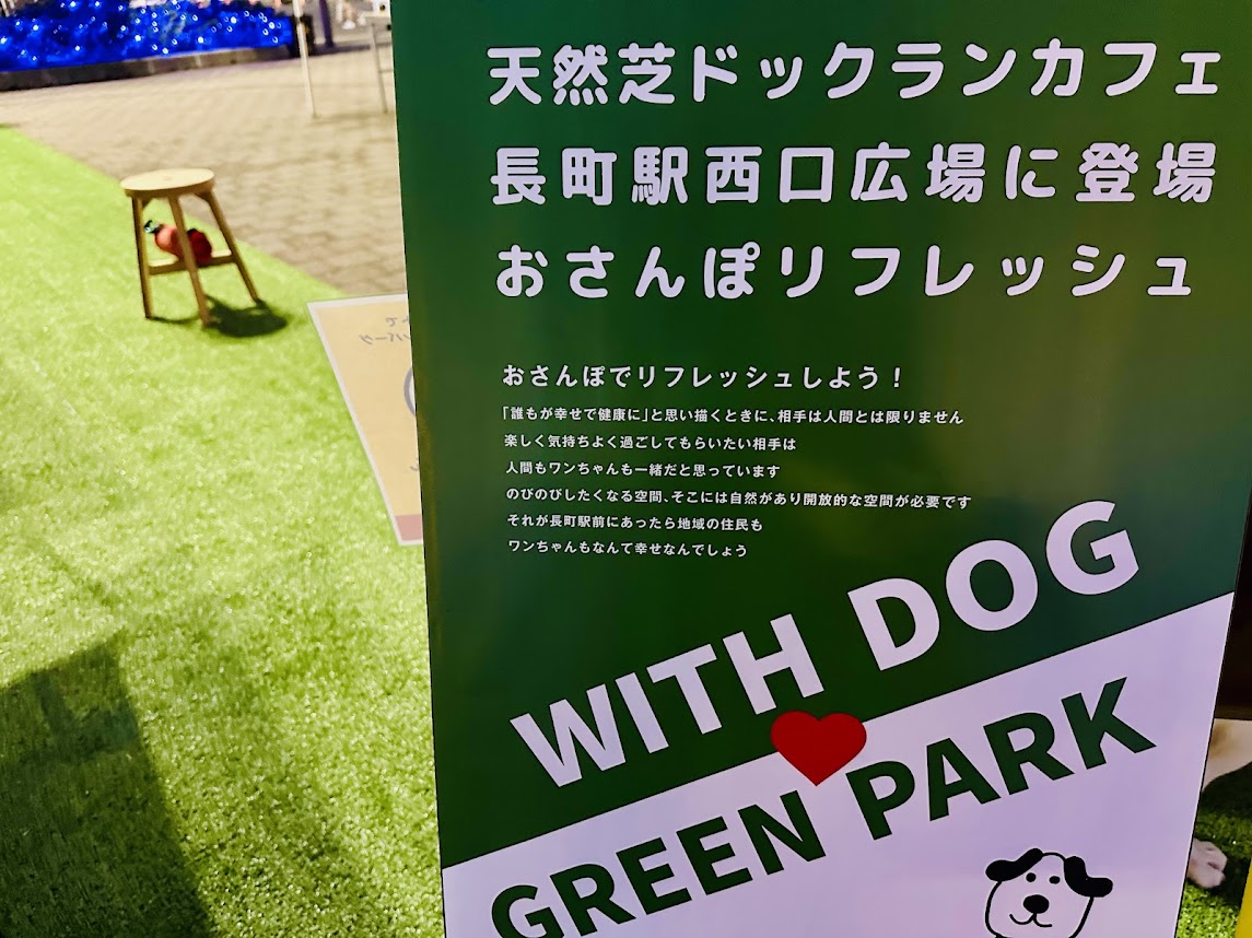 WITH DOG GREEN PARK