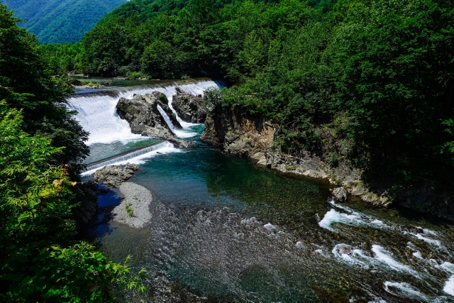 中札内村　ピョウタンの滝　やまべ放流祭　イメージ