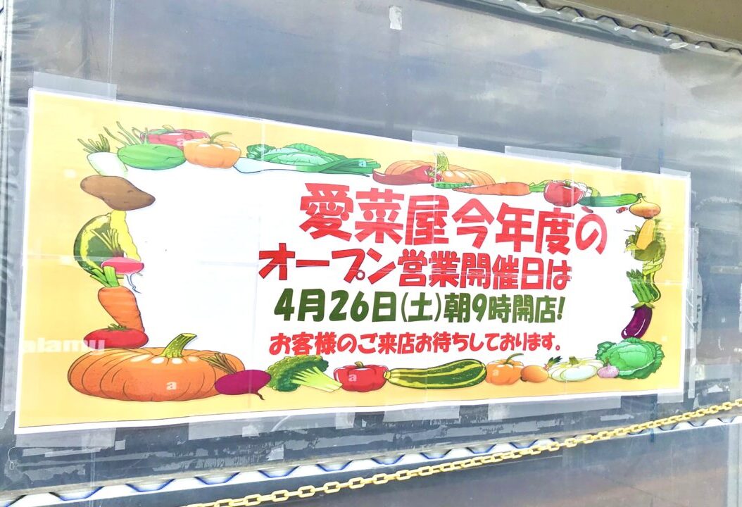 JAめむろ ファーマーズマーケット　愛菜屋　帯広市　芽室町　あいさいや　2025 年　令和7年　2025年4月26日（土）オープン　オープン　開店　地方発送予約　開店　カレンダー　定休日　営業　野菜　花　イベント　場所　白樺通り　日程　営業時間　あいす屋さん　〒082-0813 北海道河西郡芽室町東めむろ３条南１丁目１番地１　駐車場　苗　観光　十勝観光　芽室観光　帯広観光　インデアン　　インデアン芽室店　インデアンカレー　ますや　パン　めむろ窯　ピザ