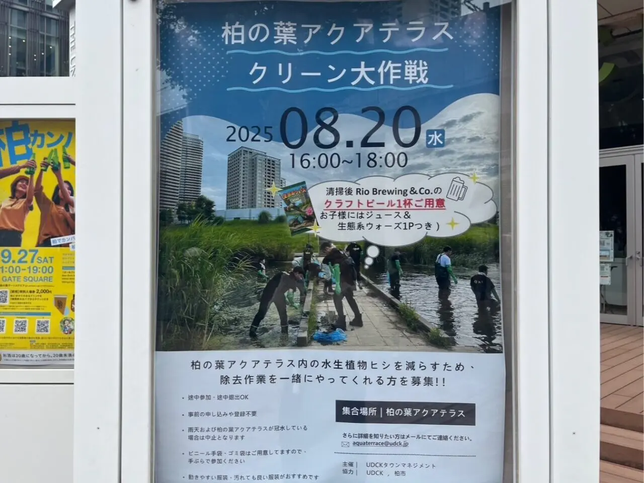 アクアテラスクリーン大作戦
