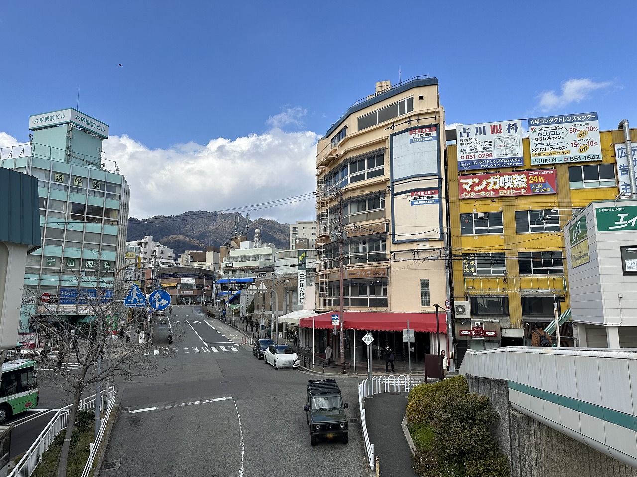 建替えじゃなかった！阪急六甲山側、螺旋階段のあるビル『新六甲ビル』