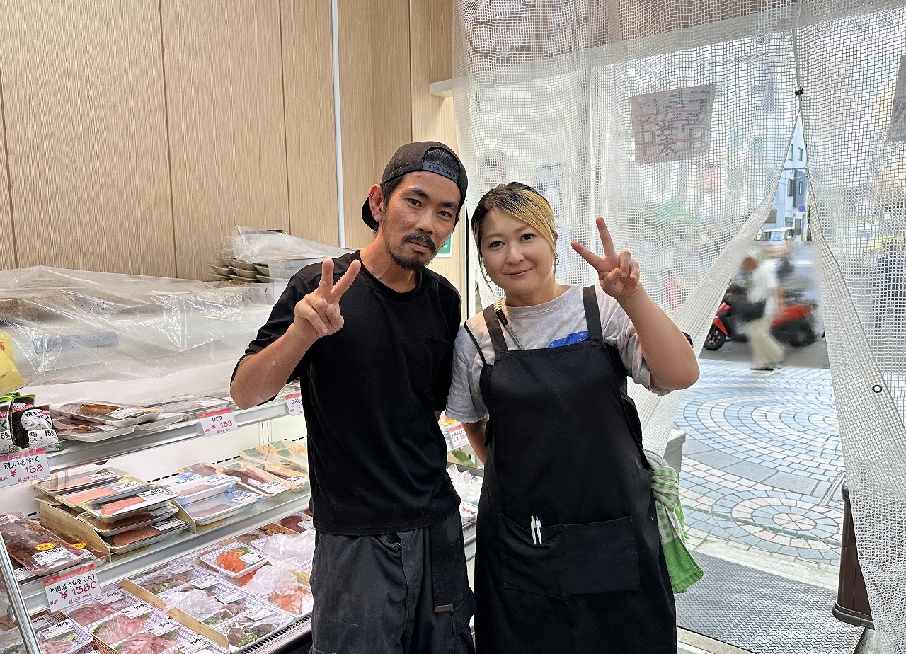 【神戸市灘区】水道筋商店街にお若いご夫婦が営まれる、鮮魚 塩干『魚生（うおき）』さん オープン♪