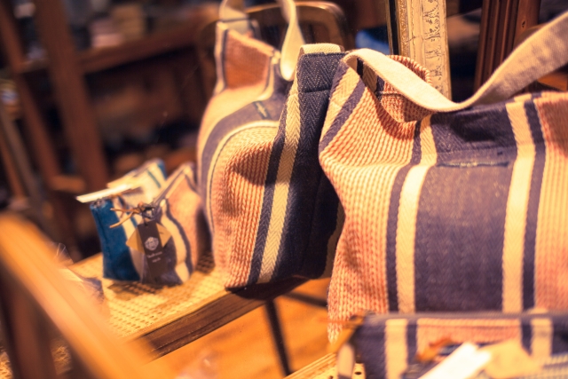 アクセサリーと２人の鞄展