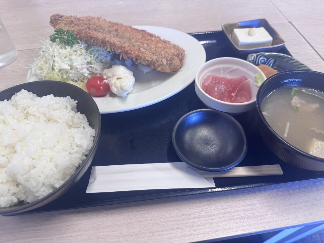 2026年9月かなや亭のホッケフライ定食