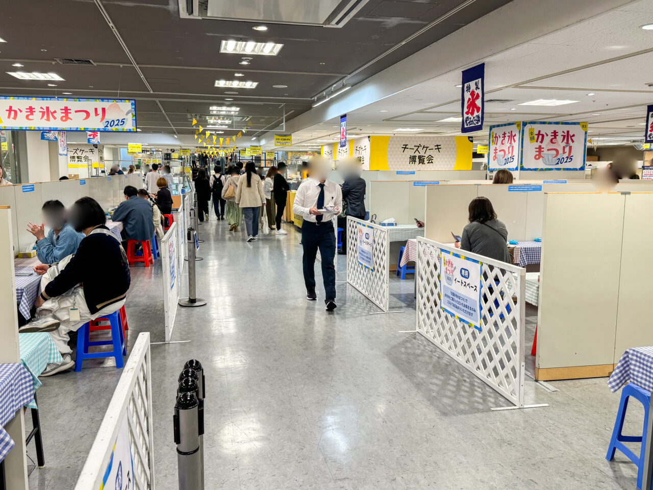 あべのハルカス近鉄本店で開催中のかき氷まつり