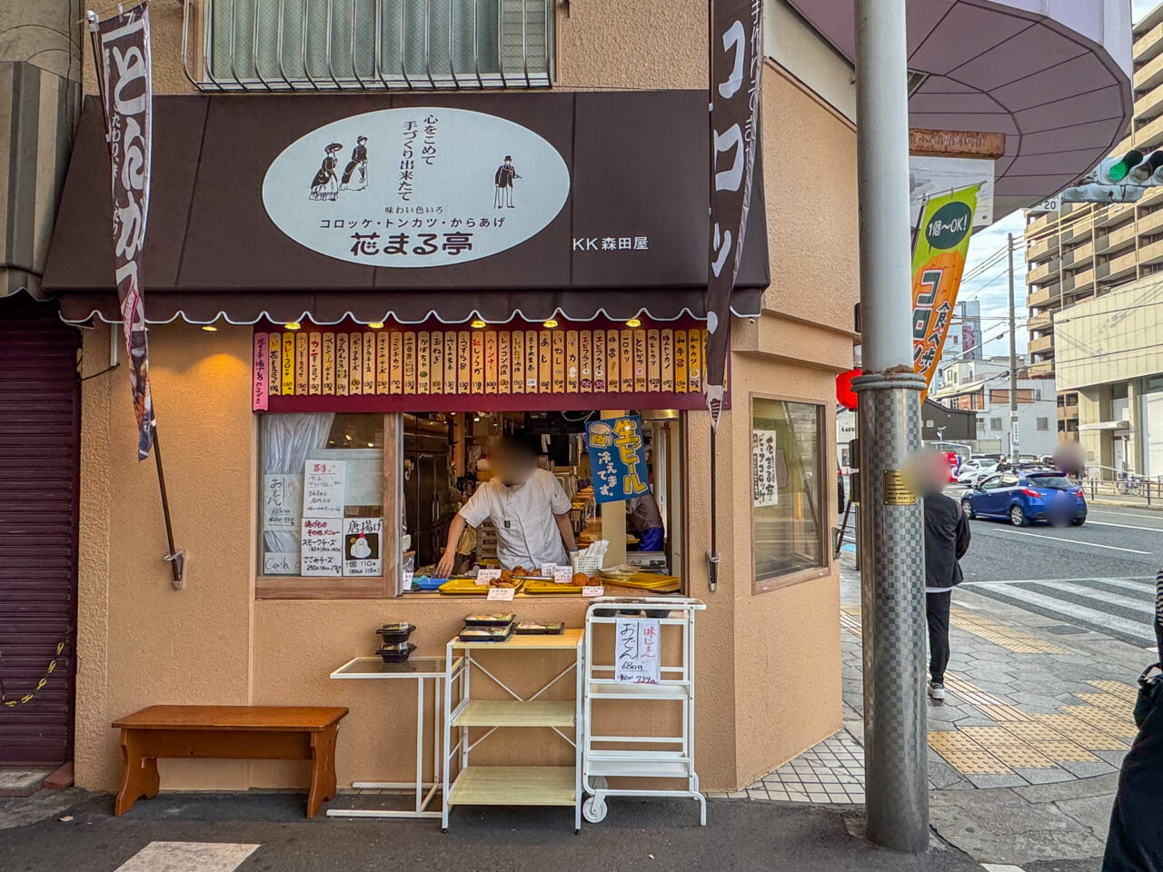 鶴橋駅近くにオープンした立ち飲み小粋・花まる亭