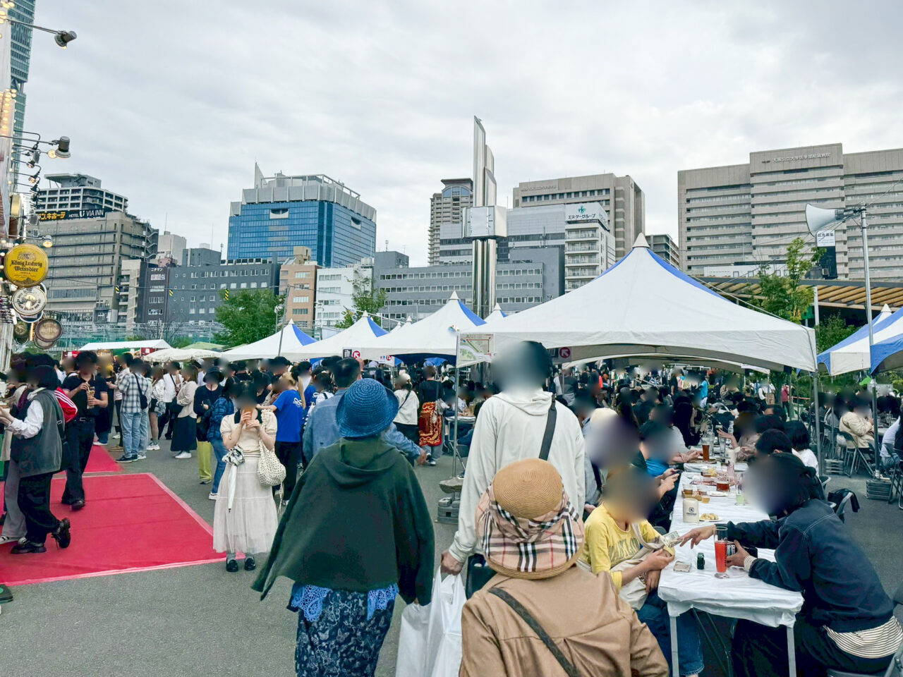 てんしばで開催されているドイツビールの祭典てんしばフリューリングスフェスト2026