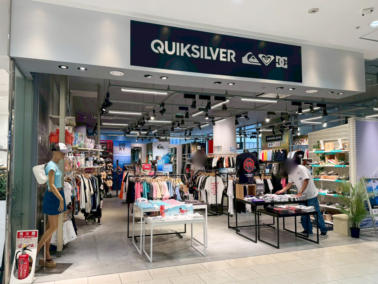 Hoopにオープンしたアウトドアアパレル中心の「QUIKSILVER（クイックシルバー）」