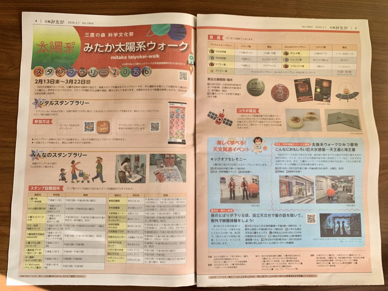 みたか太陽系ウォーク