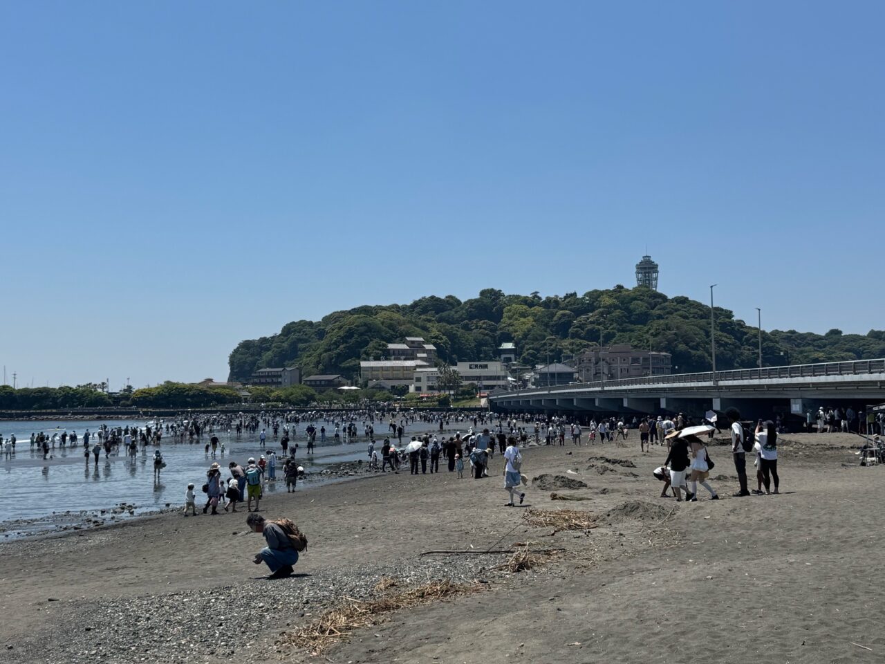 【藤沢市】6月14日～18日は5日間連続で江の島トンボロ出現予想日です！ 上陸階段も開放予定！ “海の道”を歩ける貴重なチャンスです♪